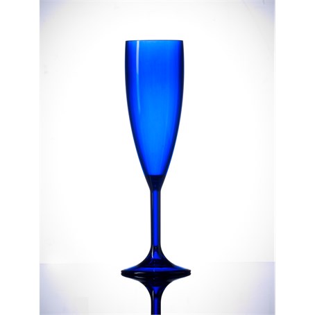 Elite 6.6oz Premium Champagne Flute Royal Blue NS